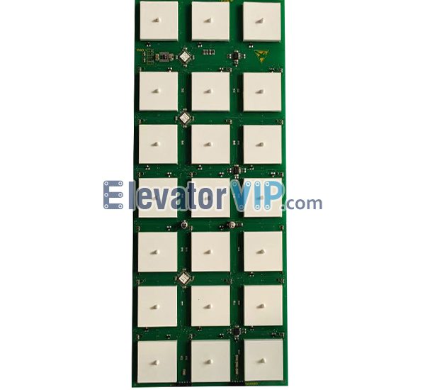 3300 Elevator COP Touch Push Button Board, Elevator Touch Push Button PCB, SCOPCA 5Q, ID.NR.591890, ID.NR.594100