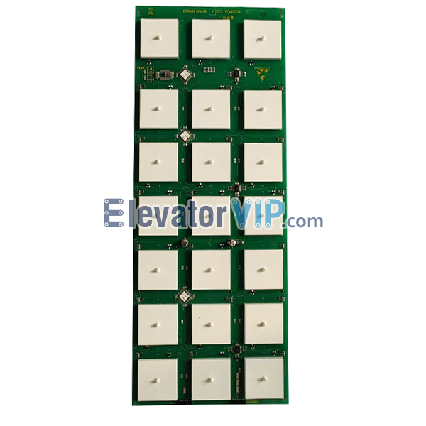 3300 Elevator COP Touch Push Button Board, Elevator Touch Push Button PCB, SCOPCA 5Q, ID.NR.591890, ID.NR.594100