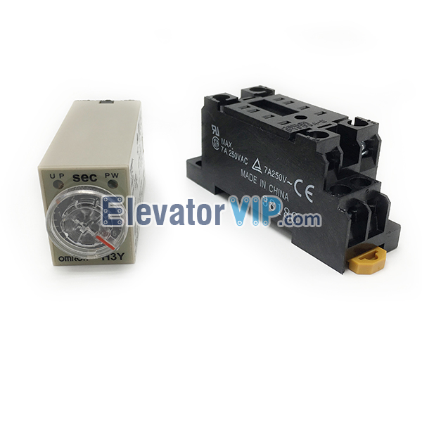 OMRON Delay Relay, H3Y-2 Timer Relay, OMRON Relay 24VDC, OMRON Relay 8-Pins, Time Relay Supplier, PYF08A-E Relay Socket 