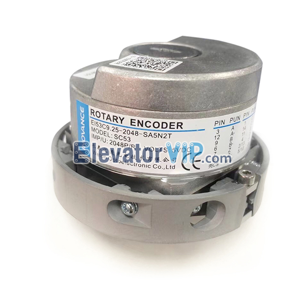 Elevator Rotary Encoder, INOVANCE Lift Rotary Encoder, Weton Rotary Encoder, SC53 Rotary Encoder, EI53C9.25-2048-SA5N2T, Elevator Rotary Encoder Supplier