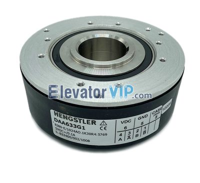 Otis Elevator 13VTR Driver Encoder, Hengstler Encoder, DAA633G1, RI80-E 1024AO.1K30R4 5769, SBH2-1024-2MD-13, Otis Lift Traction Machine Encoder