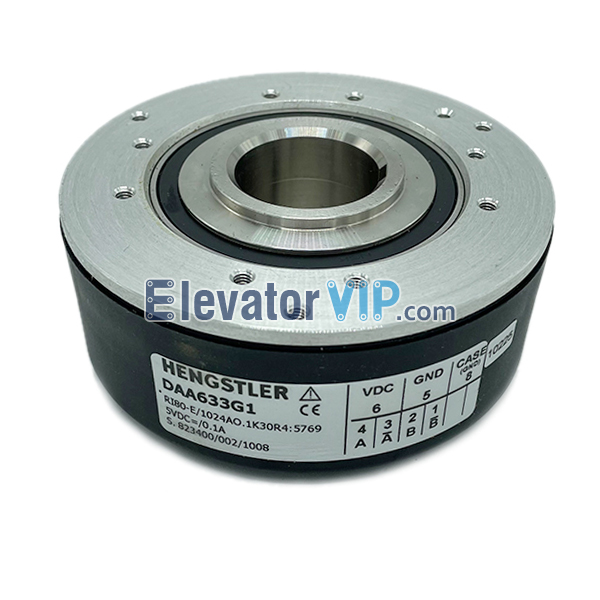 Otis Elevator 13VTR Driver Encoder, Hengstler Encoder, DAA633G1, RI80-E 1024AO.1K30R4 5769, SBH2-1024-2MD-13, Otis Lift Traction Machine Encoder