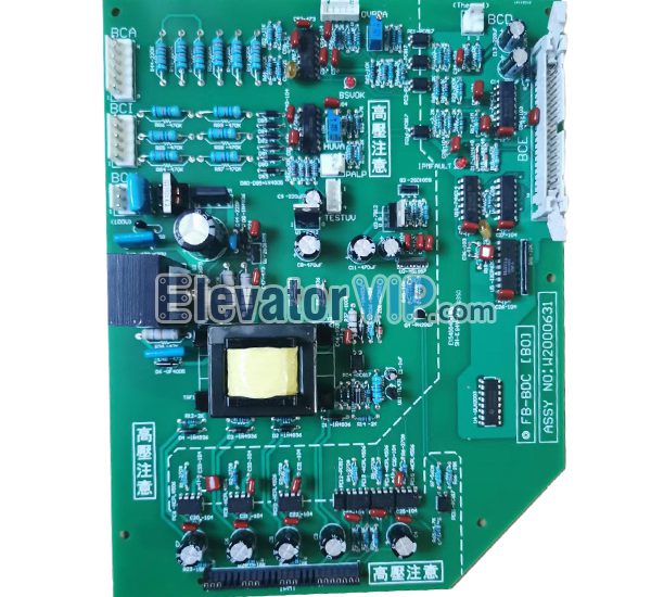 Hitachi Elevator Drive Board, FB-BDC [B0] PCB, W2000631