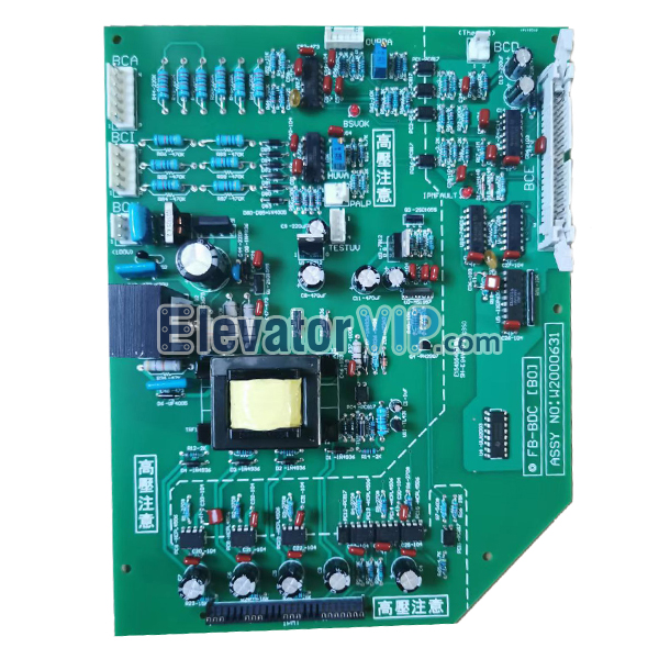 Hitachi Elevator Drive Board, FB-BDC [B0] PCB, W2000631