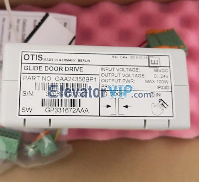 OTIS Glide Door Drive, OTIS Elevator Door Motor Controller, OTIS AT120 Door Controller, GAA24350BP1, GP331672AAA, OTIS Elevator Door Drive, Elevator Door Machine Supplier