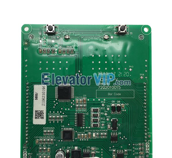 SJEC Elevator COP LCD Display Board, HCB-FL-V, FLCD2, CLCD-08