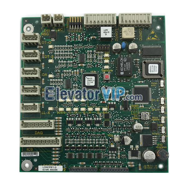 5400 Elevator Cabin Communication Board, LONCPIE1.Q, Lift Car COP PCB, ID.NR.594396, ID.NR.591572