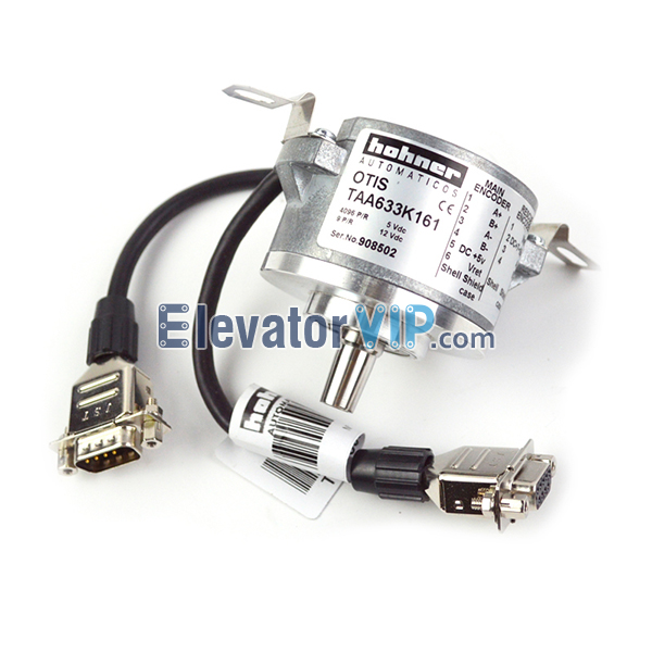 TAA633K161, TAA633K151, TAA633H121, TAA633K102, Otis Elevator Main Encoder, Lift Traction Machine Encoder, Elevator Traction Drive Rotary Encoder, Elevator Encoder Supplier