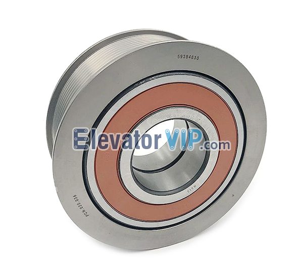 5500 Elevator Fl Pulley, PMB140, PV50 Pulley, Elevator Steel Belt Pulley, 59384630