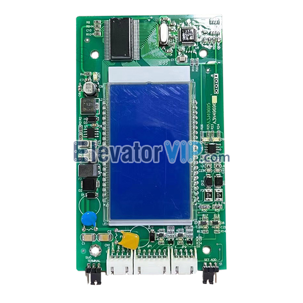 OTIS Sigma Elevator LOP Display PCB, Sigma Lift LOP Indicator, A3J49695, A3N49696, Sigma Elevator HOP LCD Display