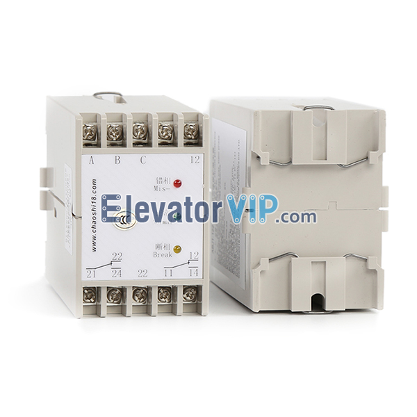 Shanghai chaoshi18 AC Circuit Protector, OTIS Elevator Three-Phase AC Protection Relay, Chaoshi Elevator Relay, OTIS Elevator Protection AC Relay, ABJ1-122X, ABJ1-122