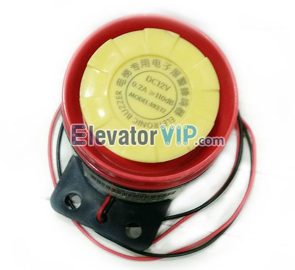 DELING Elevator Decibel Alarm Buzzer RKE12 DC12V, Lift Electronic Bell