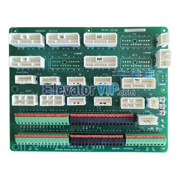 Hitachi MCA Elevator CWT Board, Hitachi Lift Car Top Connection Board, DWG.NO13529252