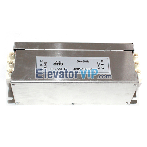 OTIS Elevator Noise Filter, HL-55EB, Elevator Filter Supplier, Filter 480VAC 55A