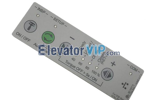 Elevator V15 Door Motor HMI Keypad, Elevator V35 Door Operator Keypad, DDE-V35 Keypad Supplier, ID.NR.59350643