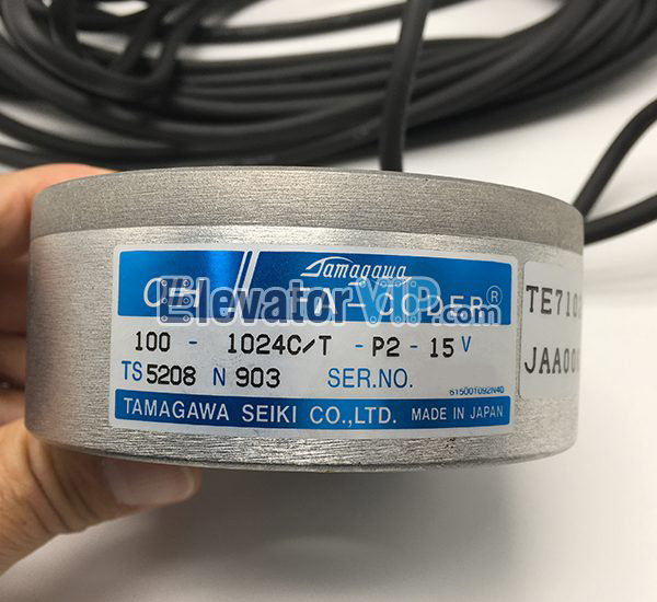 Otis Elevator Rotary Encoder, TE71024-D, TS5208N903, TS5208N39, TS5208N30, JAA00633AAF001, JAA00633AAF002, JAA00633ABF004, JAA00633ABF003