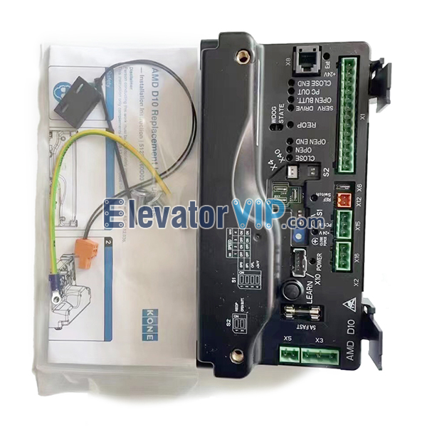 KONE Elevator AMD D10 Door Controller, KONE Elevator AMD Door PCB Board, KONE Lift Parallel Door Operator Controller, KM51222157G01, KM606040G01