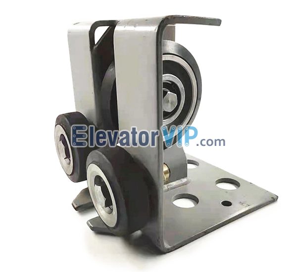 Mitsubishi Elevator Counterweight Roller Guide Shoe, Thyssen Lift Roller Guide Shoe, LUR76EG01, LUR76EG02, LUR76EG04, LUR76E13, Roller 114*32*6203, 76*27*6203 Roller