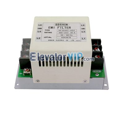 Hitachi Elevator Noise Filter, Hitachi Lift EMI Filter, Elevator EMI Filter Supplier, NF3060C-SBX, NF3030C-HD2