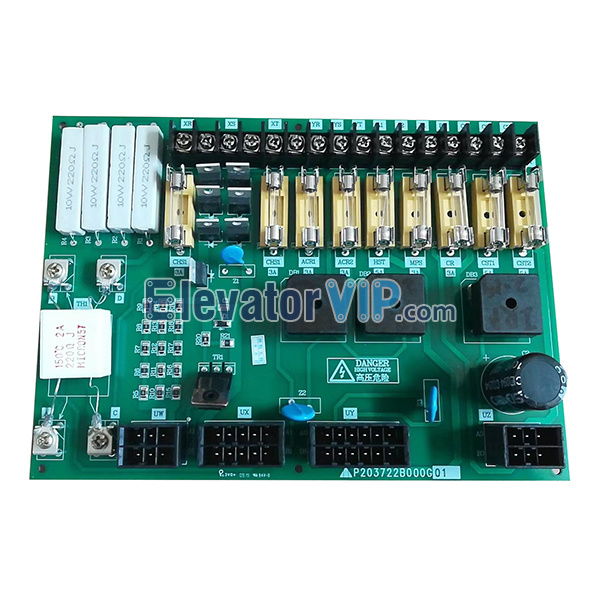 Mitsubishi Elevator Power Supply Board, KCN-710A, P203722B000G01, P203750B000G01, P203722B000G03, P203722B000G05