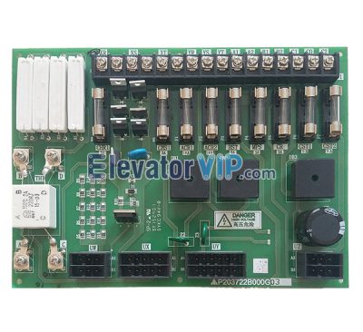 Mitsubishi Elevator Power Supply PCB, P203722B00G01, P203750B00G01
