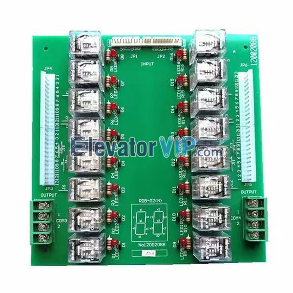 Hitachi RDB Board, Hitachi Elevator Relay PCB, RDB-02(N), 12002088 Motherboard