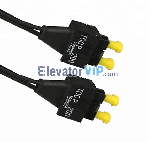 Toshiba TOCP 200 Fiber Optic Cable, Elevator TOCP200 Fiber Optical Cable, CNC Fiber Optic Cable, TOCP 200 Cable, TOCP200, Toshiba Optical Fiber Connector