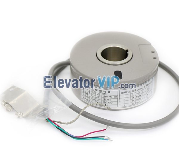 Mitsubishi Elevator HOPE Tractor Encoder, Mitsubishi Lift GPS Rotary Encoder, HOPE-II Encoder, GPS-II Rotary Encoder, X65AC-31, X65AC-20, X65AC-01, X65AC-10, X65AC-24, X65AC-28, X65AC-08, X65AC-17, SBH-4096-6MD 20-005-11AE