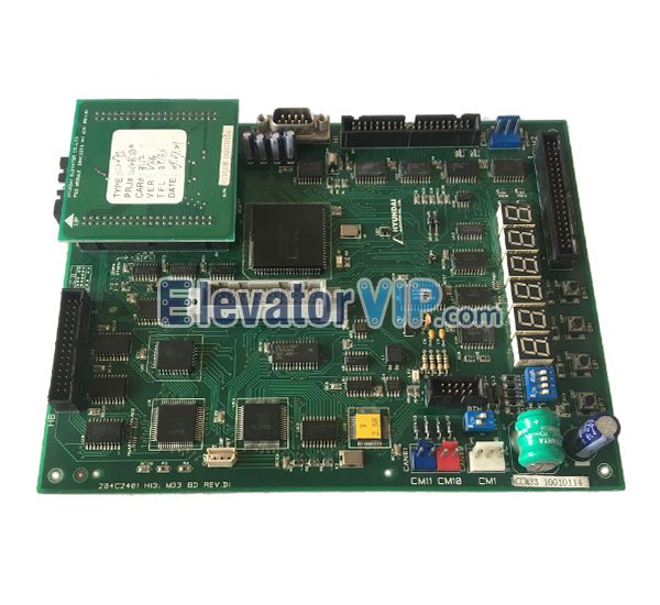 Hyundai Elevator PCB, Hyundai Lift STVF5 Board, 204C2401 H13 M33 BD REV.D1, 204C2401 H12 M33 BD REV.C2