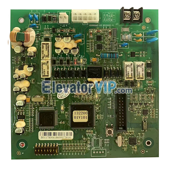 Hitachi Lift Community Digital Intercom Terminal Board, Hitachi Elevator Intercom Terminal PCB, Hitachi Elevator Car Roof Digital Intercom Board, 65000442-V11, DIS2000D-4L