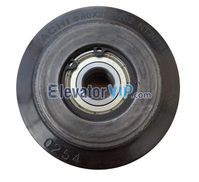 Hitachi Escalator Step Roller, HITACHI Escalator Guide Shoe Roller, Escalator Step Roller Supplier, 80×29×6202 Roller