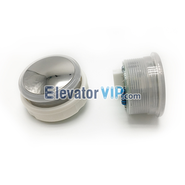 BST Elevator Push Button, Elevator Push Button Supplier, Elevator Push Button Stainless Steel Mirror Arc Surface, BST Lift Push Button Arc Surface White Light, A4J12877 A1, A34J12877 A1, A4J12877A1