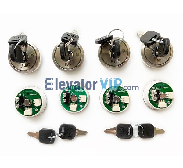 Elevator Base Station Lock, Elevator HOP Power Supply Lock, Elevator Landing Door Lock, A4J19289 A3, A4N19290