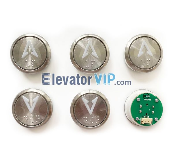 BST Elevator Round Push Button, BST Elevator Push Button Braille, A4N57725, A3J57724