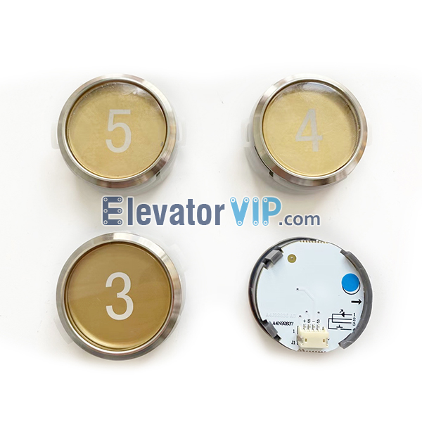 BST Elevator Push Button Round, A4N92837