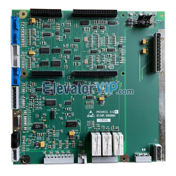 300P Elevator VF85 Inverter Board, Elevator Drive Control PCB, PIOVECL 3.Q, ID.NR.590880