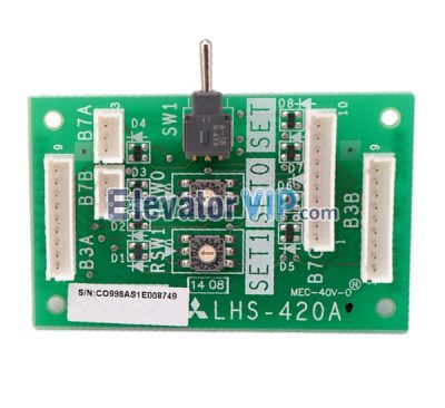 Mitsubishi Elevator COP Board, Mitsubishi Lift Push Button Switch PCB, LHS-420A