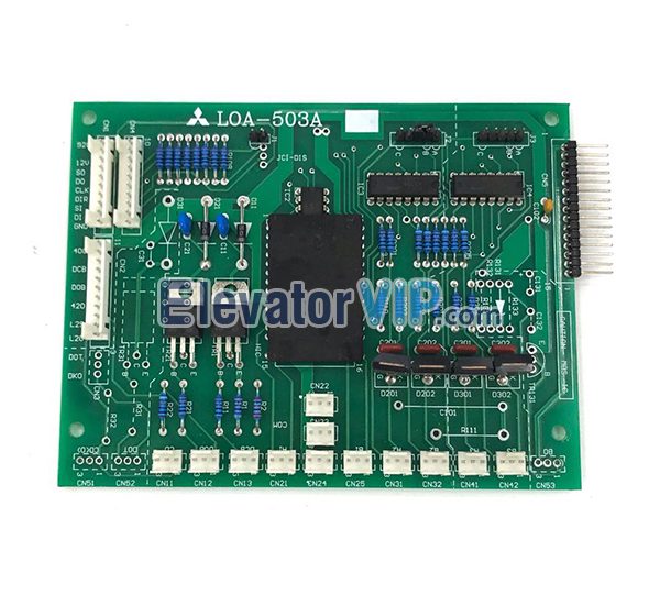 Mitsubishi SPVF Elevator Cabin Command Board, Mitsubishi Lift Communication PCB, LOA-503A