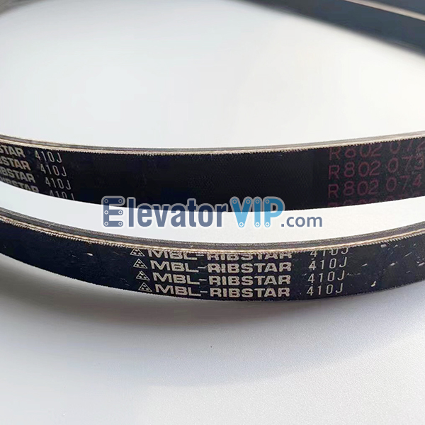 MITSUBOSHI V-Ribbed Belt, Ribstar Belt Supplier, MBL-RIBSTAR Rubber V-Ribbed Belt, Elevator Rubber V-Ribbed Belt, MBL-RIBSTAR 410J