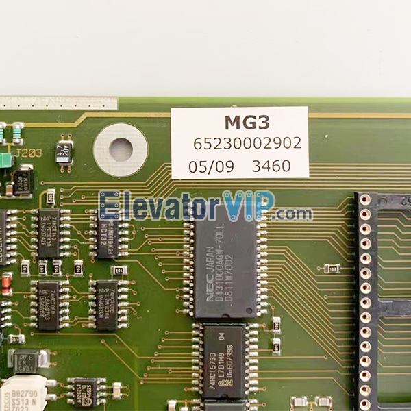 Thyssen Elevator MG3 Board, ThyssenKrupp Elevator MG3 Group Control PCB, 65230002902