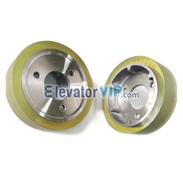 Mitsubishi Escalator Friction Wheel, Mitsubishi Travelator Drive Groove Roller, Mitsubishi Escalator Handrail Drive Roller, Mitsubishi Escalator Pressure Roller, 132*35 Roller, YSO11C272G01, 132*35*44 Escalator Roller