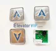 SJEC Elevator Push Button Square, BST Elevator Push Button Buzzer, SJEC Elevator Push Button Red Lights, SJEC Lift Push Button Blue Lights, A3N44924, A4N43591