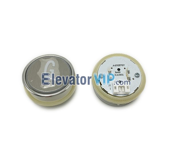 SJEC Elevator Push Button, SJEC Lift Push Button Braille, Elevator Push Button Red Light, A4J28796, A4N28797, KAS901