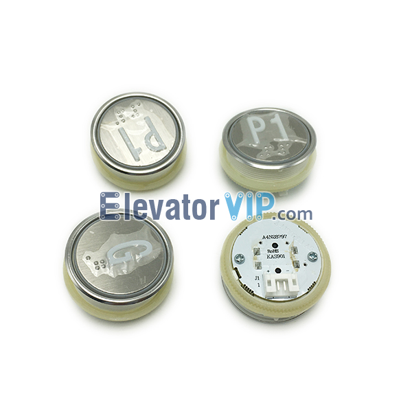 SJEC Elevator Push Button, SJEC Lift Push Button Braille, Elevator Push Button Red Light, A4J28796, A4N28797, KAS901