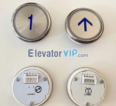BST Elevator Push Button, BST Lift Push Button Blue, BST Elevator Push Button White Light, A4N59820, A4J58919