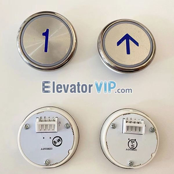 BST Elevator Push Button, BST Lift Push Button Blue, BST Elevator Push Button White Light, A4N59820, A4J58919