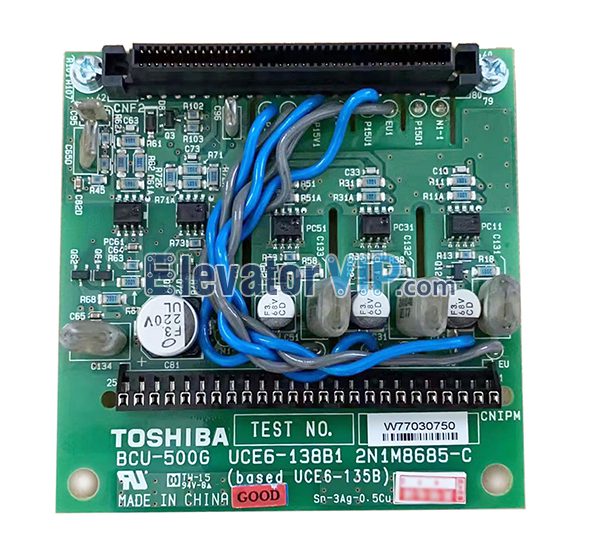 TOSHIBA Elevator CV620 Inverter Board, BCU-500G, UCE6-138B1, 2N1M8685-C, UCE6-135B