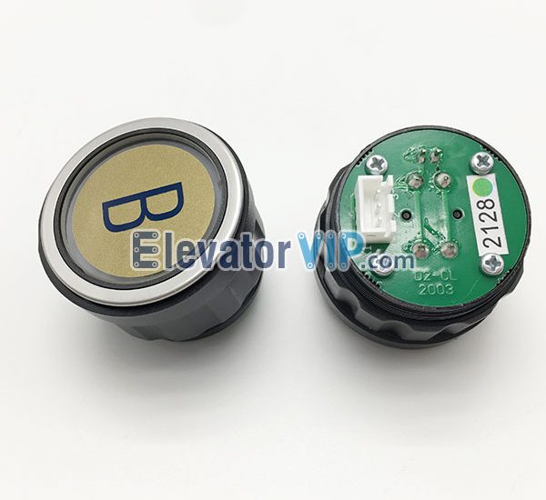 5400 Elevator Push Button D-type, 5400 Elevator Push Button 36mm Size, 5400 Elevator Push Button Red Light, 5400 Elevator Push Button Green Light, D2-CL 2003, D4-CL, D2-CL Push Button