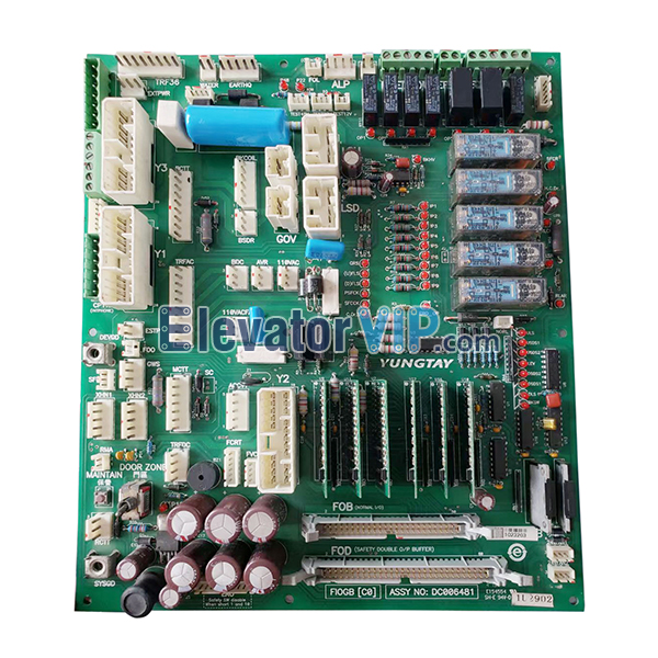 Yungtay Elevator ENT Control Cabinet Board, DC006481, FIOGBC0