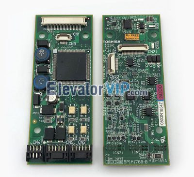 Toshiba Elevator CV330 LOP Board, Toshiba Elevator HOP Indicator PCB, HID-100A, HID-155A, 5P1M1768-B